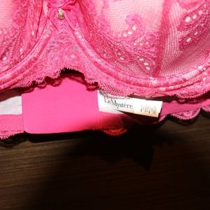 Le Mystere Intimates & Sleepwear - Le Mystere Pink Floral Lace Bra Le Mystere Intimates & Sleepwear - Le Mystere Pink Floral Lace Bra